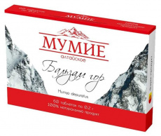 Мумие алтайское таб. бальзам гор №60