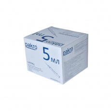 Шприц 3х комп 5мл №100  (0,7х40)