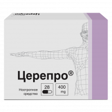 Церепро 400 мг N28 капсулы