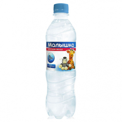Вода питьевая детская Малышка 500мл  (ПЭ)