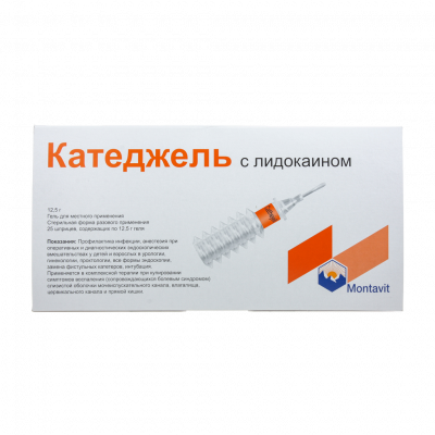 Катеджель с лидокаином гель 12,5г №25