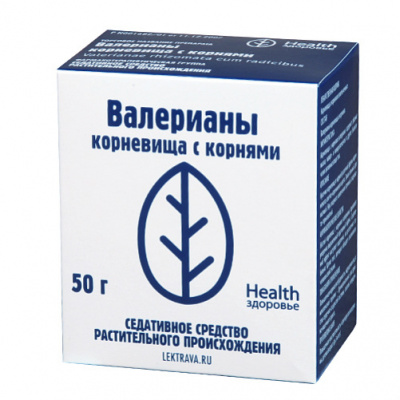 Валериана корневища с корнями 50г