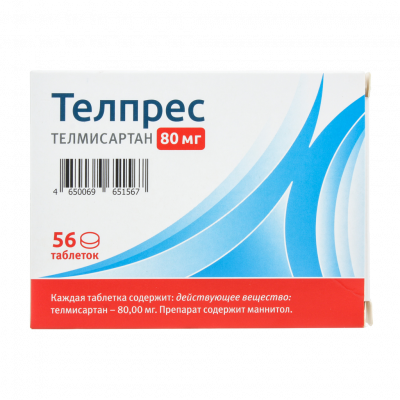 Телпрес таб. 80мг №56