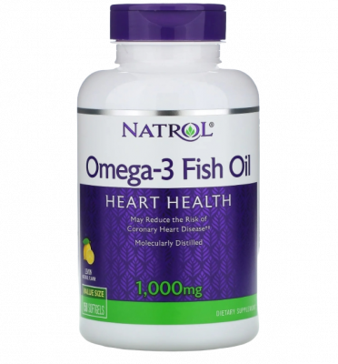 Natrol/Натрол омега-3 фиш оил 1300мг капс. №150