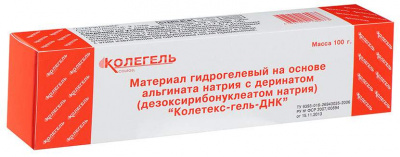 Колетекс-гель гидрогелевый-днк 100г  (+салфетка гидрогелевая)