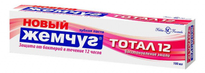 З/паста Новый жемчуг тотал 12 восстановление эмали 100мл