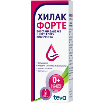 Хилак форте капли внутр. 100мл №3