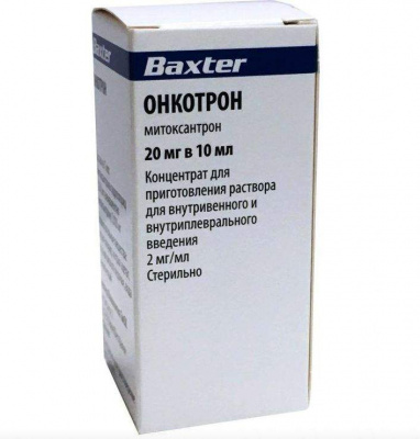 Онкотрон 2 мг/мл 10 мл N1 концентрат для приготовления раствора внутривенного и в/плеврального введения