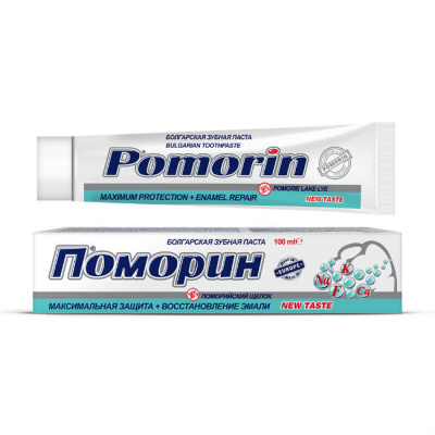 З/паста Поморин максимальная защита б/фтора 100мл