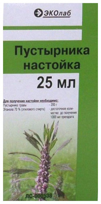 Пустырник настойка 25мл