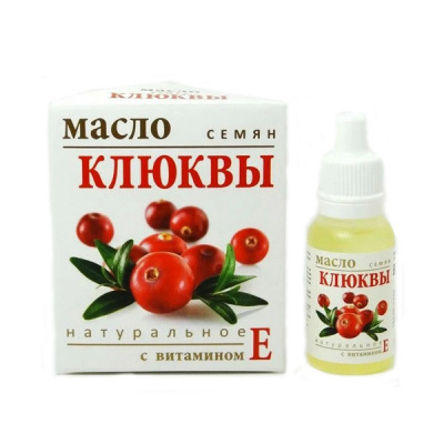 Масло клюква с витамином Е 15мл