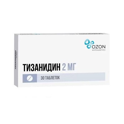 Тизанидин таб. 2мг №30