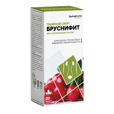 Здравсити сбор бруснифит натуральный травяной 2г №20