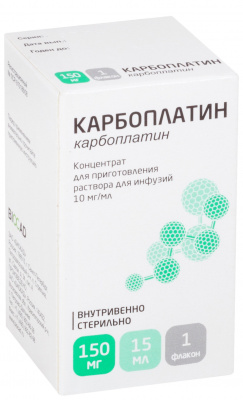 Карбоплатин конц.д/инф. 10мг/мл 15мл №1