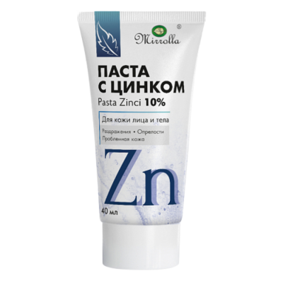 Цинковая паста 10% 40г