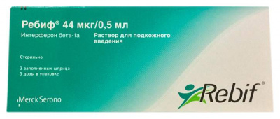 Ребиф р-р п/к 44мкг 0,5мл №3