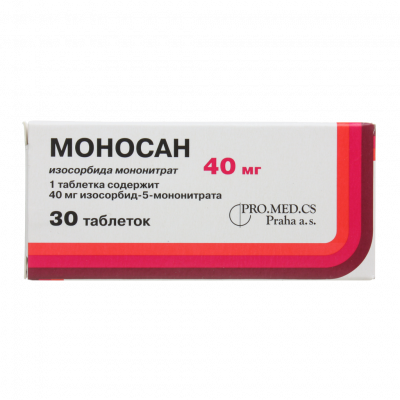 Моносан 40 мг N30 таблетки
