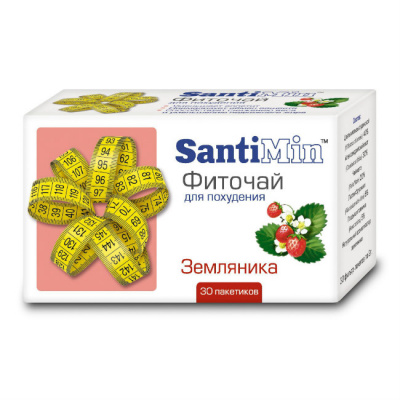 Фиточай Сантимин земляника 2г N30