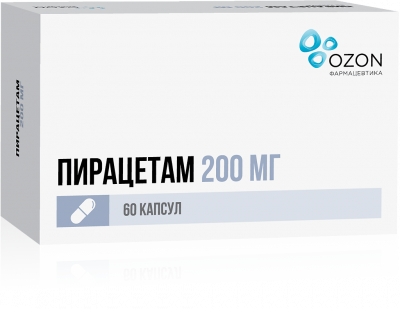Пирацетам капс. 200мг №60