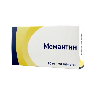 Мемантин 10 мг N90 таблетки