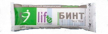 Экстра Плюс Бинт нестерильный медицинский 5 мх10 см высокая плотность