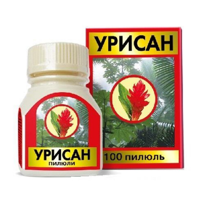 Урисан пилюли 225мг №100