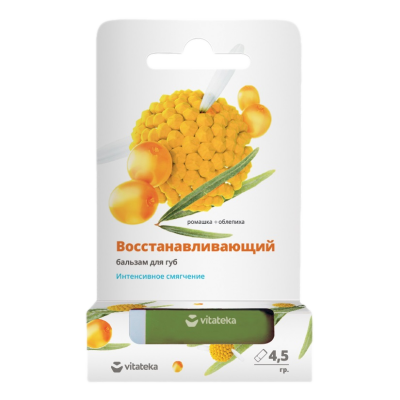 Витатека Ромашка и облепиха бальзам для губ 4,5 г