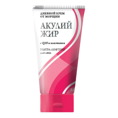 Акулий жир Q10 с эластином крем для лица дневной 50 мл