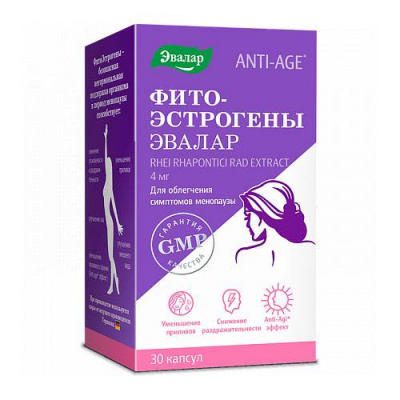 Фито-эстрогены эвалар капс. кш/раств 0,25г №30