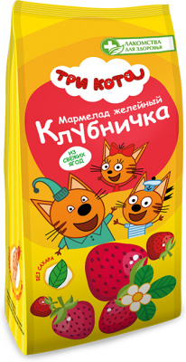 Лакомства д/здоровья мармелад клубничка детский 105г