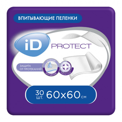 Пеленки впитывающие айди протект/id expert protect N30 60х60
