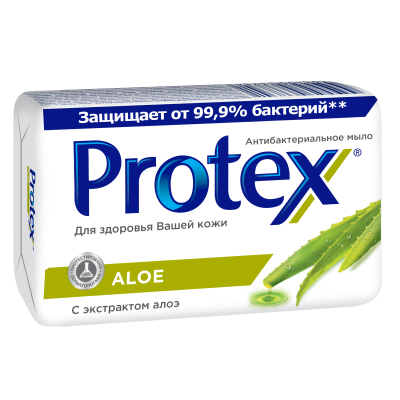 Мыло протекс антибактериальное алоэ 90г