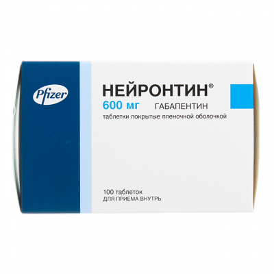 Нейронтин 600 мг N100 таблетки