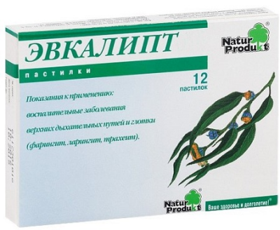 Эвкалипт натур продукт пастилки №12