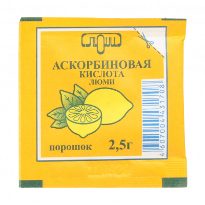 АСКОРБИНОВАЯ КИСЛОТА 2,5г N1 порошок