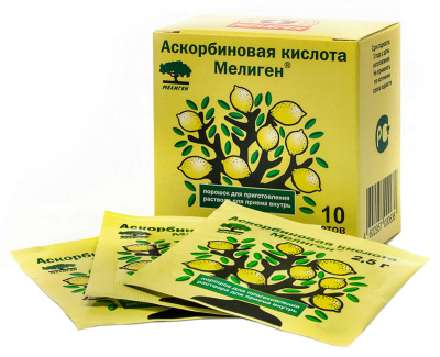 Аскорбиновая к-та пор. 2,5г №10