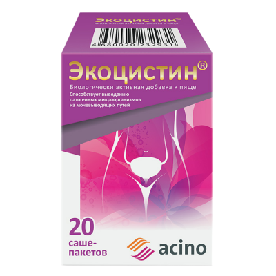 Экоцистин пор. д/р-ра внутр 3000мг саше №20