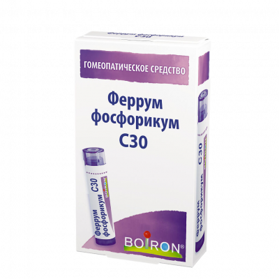 Феррум фосфорикум с30 гран гомеопат 4г