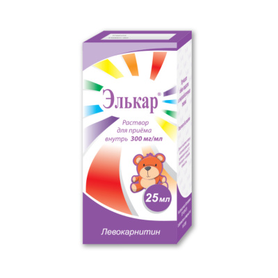 Элькар 30% 25 мл раствор
