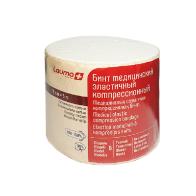 Бинт эластичный СР 5мх10см  (застежка)