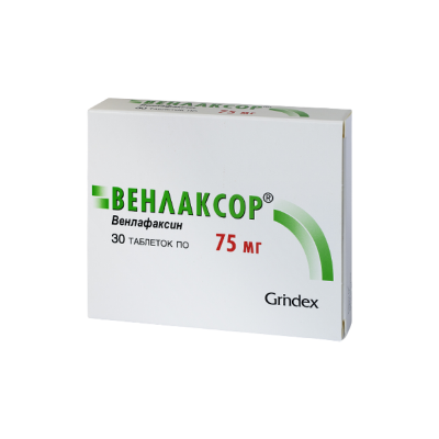 Венлаксор 75 мг N30 таблетки