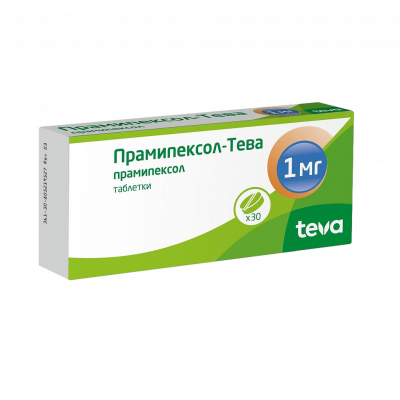 Прамипексол-Тева таб. 1мг №30