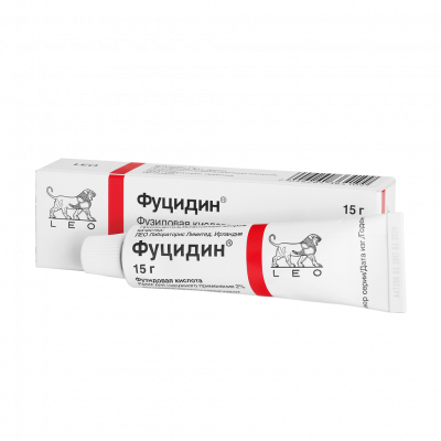 Фуцидин 2% 15 г крем для наружного применения