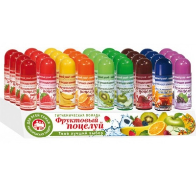 Фруктовый поцелуй помада гигиеническая ассорти N36 1/36