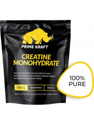 Прайм крафт/prime kraft спорт питание креатин моногидрат чистый 500г