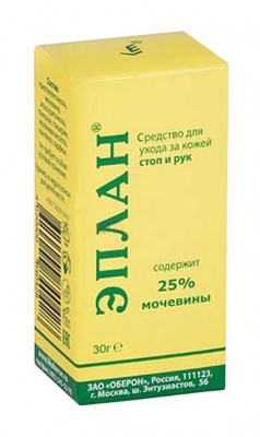 ЭПЛАН средство 25% мочевины для ухода за кожей стоп и рук 30г