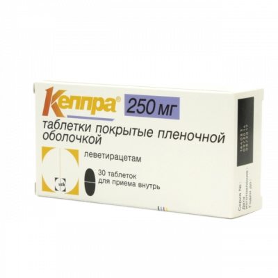 Кеппра таб. п.п.о. 250мг №30