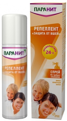 Паранит спрей Репелент Защита от вшей 100 мл