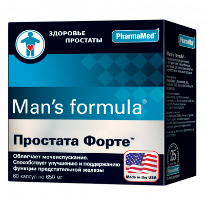 Мен'с формула Простата Форте N60 капсулы