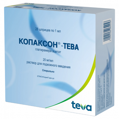 Копаксон-Тева р-р п/к 20мг/мл 1мл №28